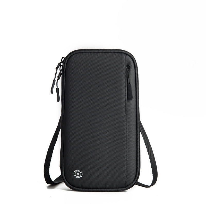 Pochette de Voyage Sécurisée RFID – Format Passeport & Grand Rangement