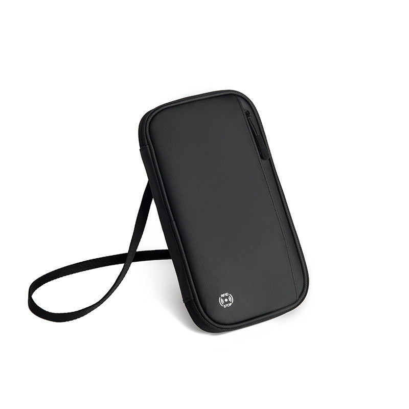 Pochette de Voyage Sécurisée RFID – Format Passeport & Grand Rangement
