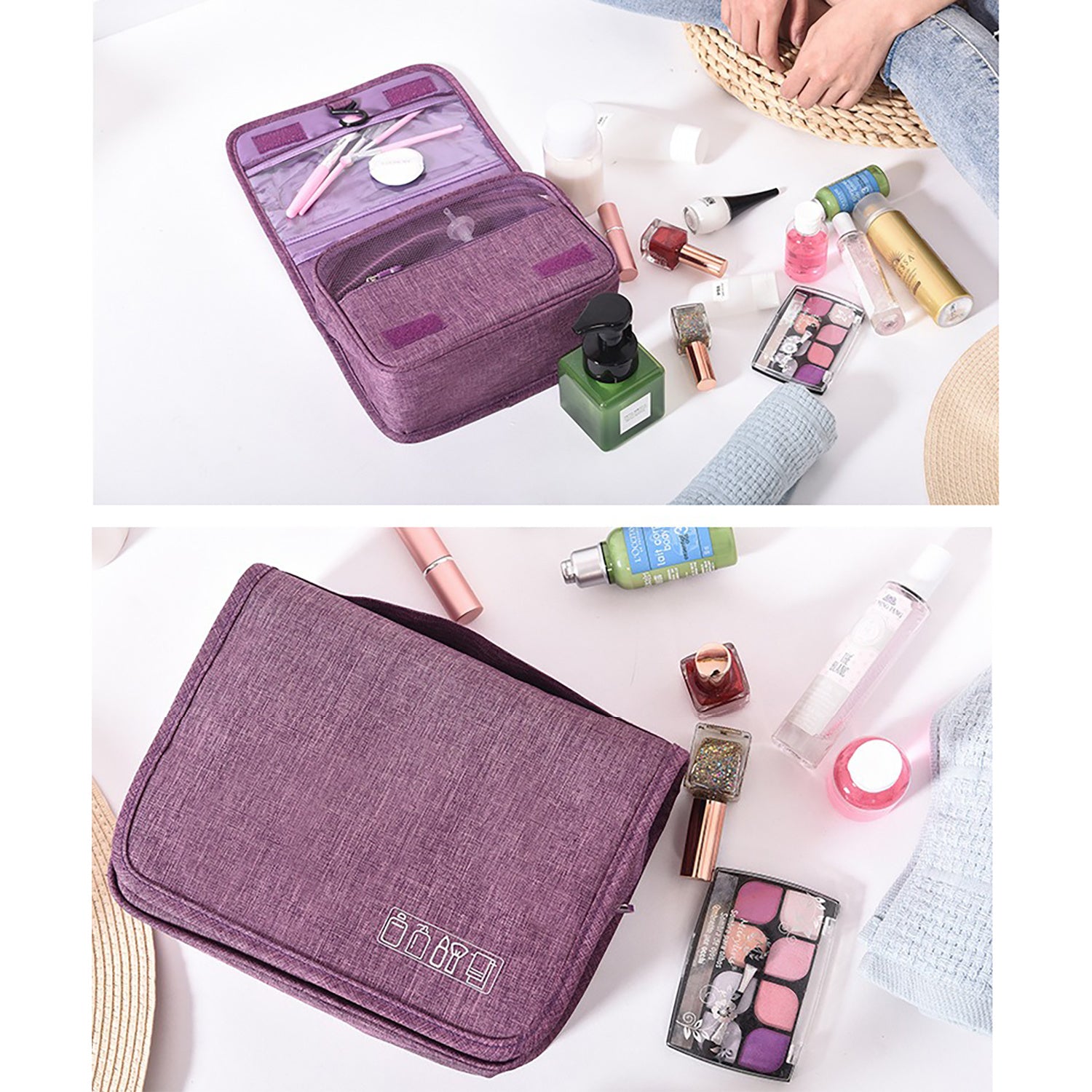 Trousse de toilette suspendue – Grande capacité