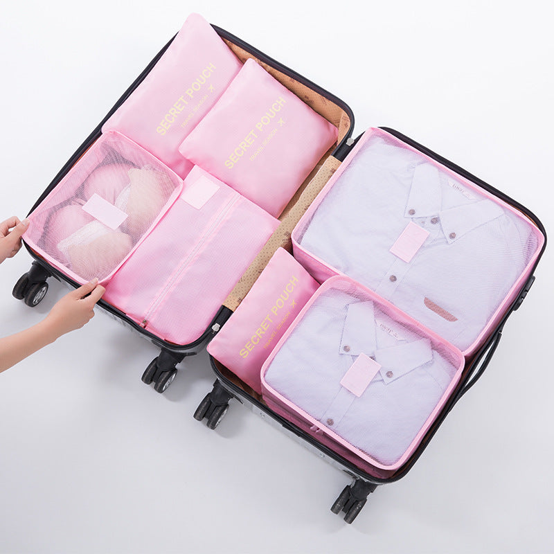 Set de Rangement Organisateur pour Valise – 6 Pièces