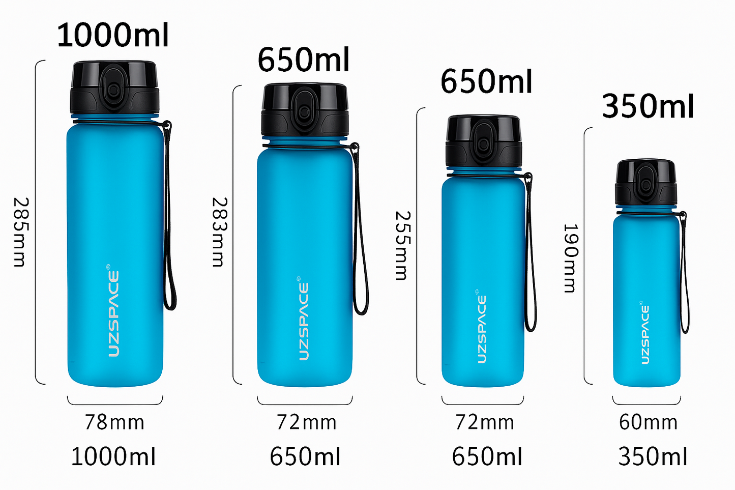 Gourde de sport colorée