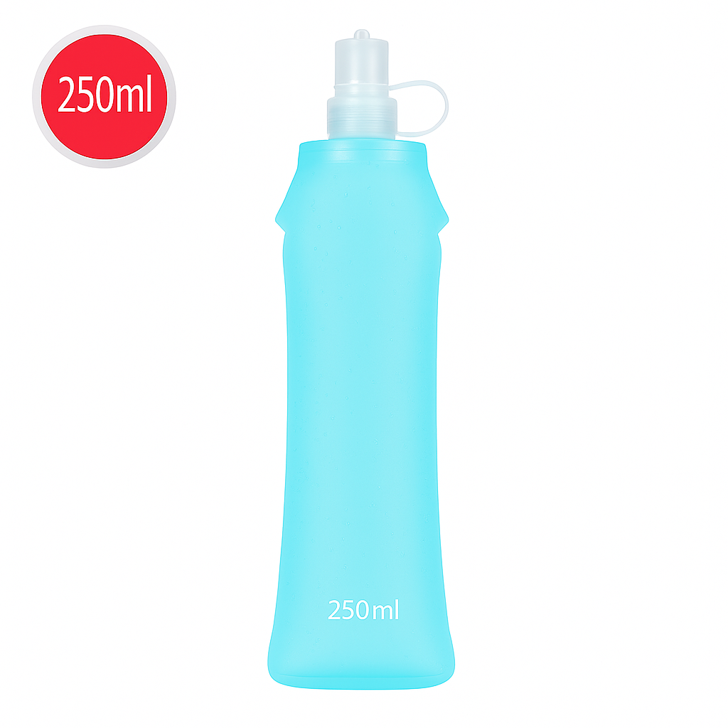 Gourde souple de sport en TPU – 250ml / 500ml
