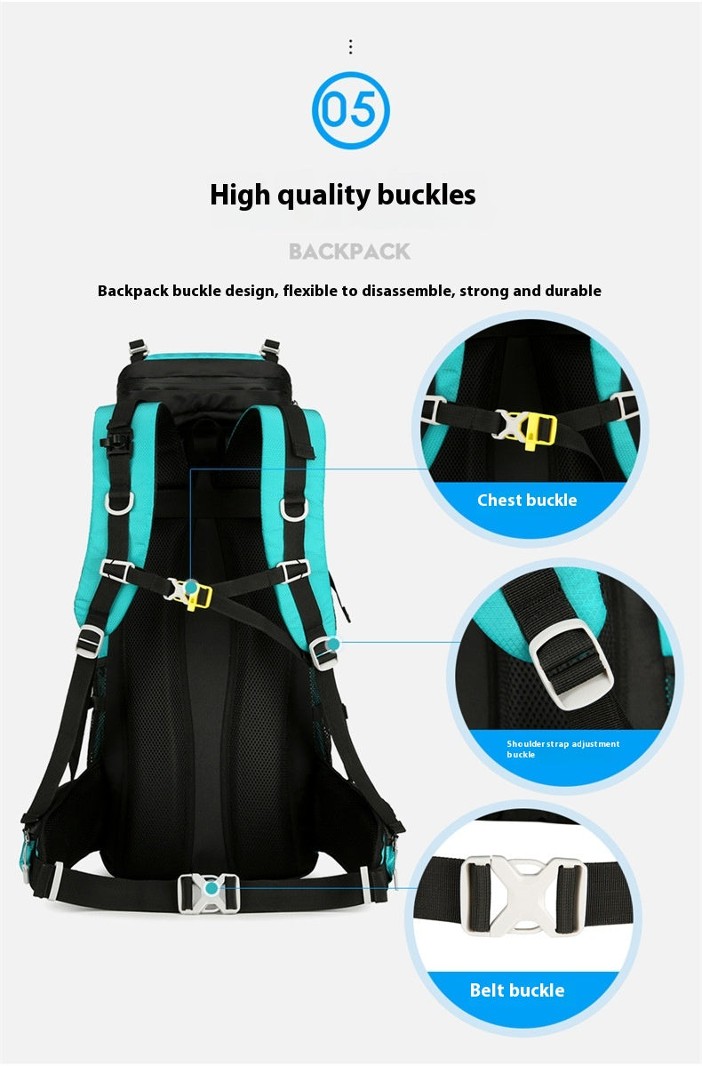 Sac à dos de randonnée 60L – Robuste, Léger & Confortable